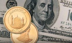 کاهش مجدد بهای سکه و ثبات قیمت دلار در بازار